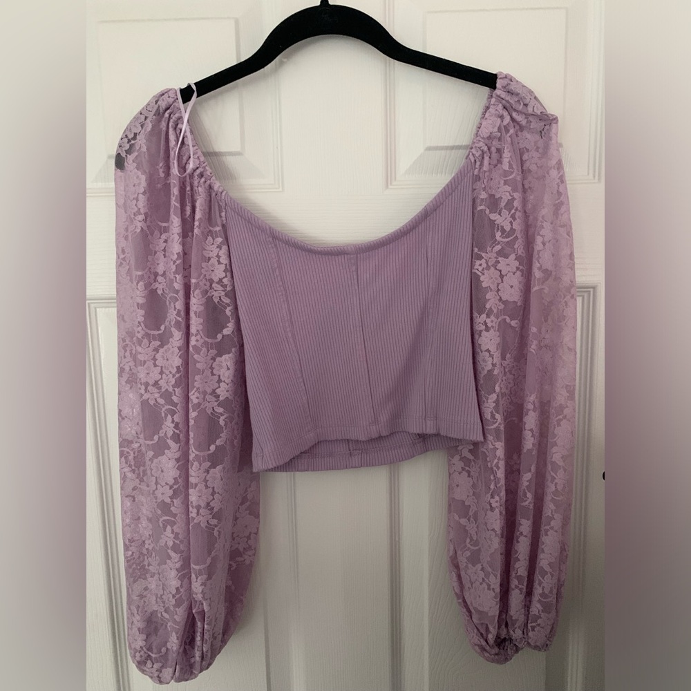 Urban lace sleeve top